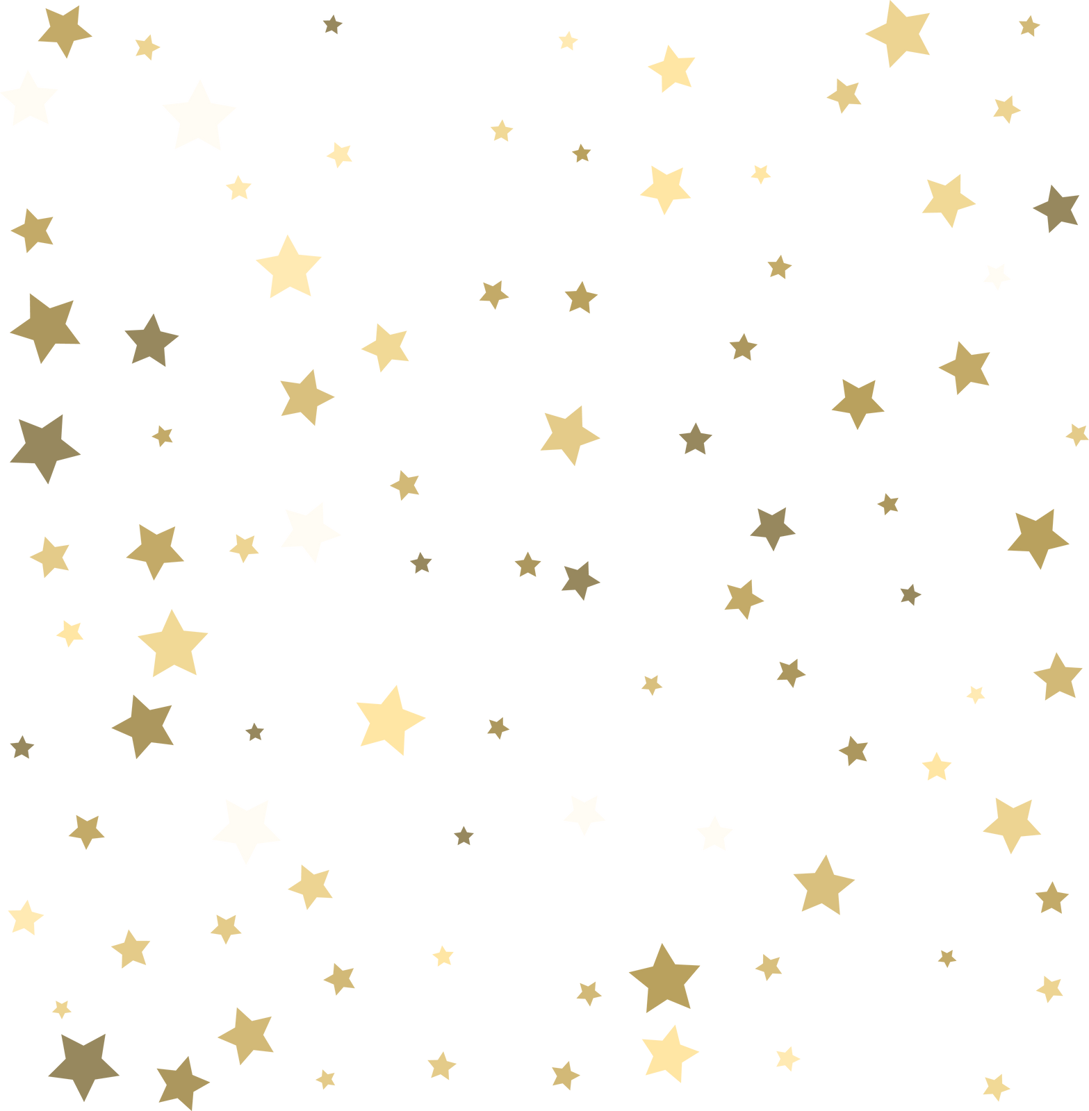 Gold Star Confetti Background